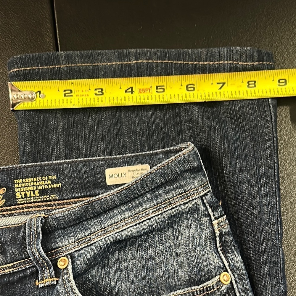411.  Mavi Women's Boot Cut Jeans - Dark Blue - Picture 8 of 12